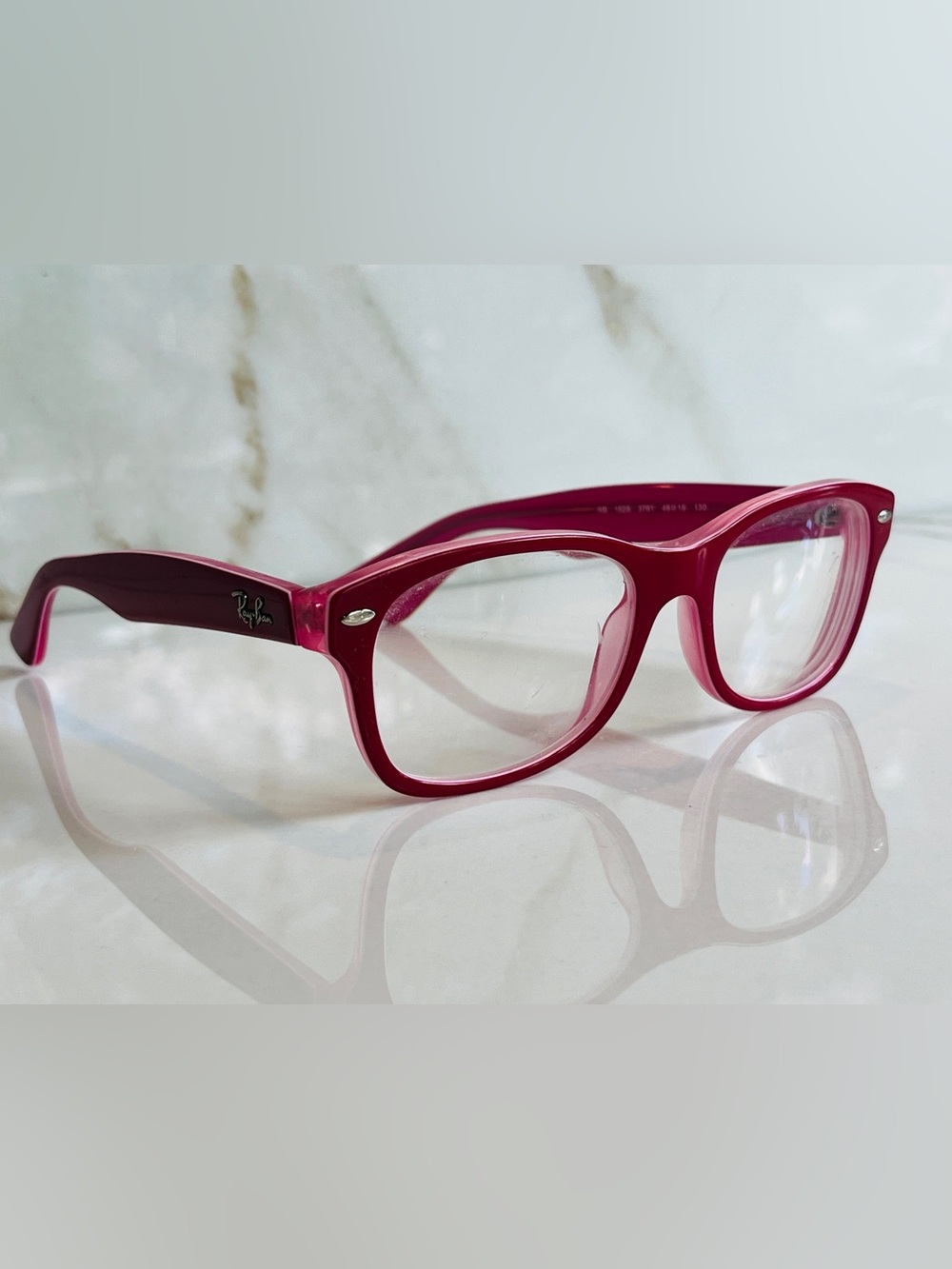 Ray-Ban Hot Pink Wayfarer-Style Glasses - Frames